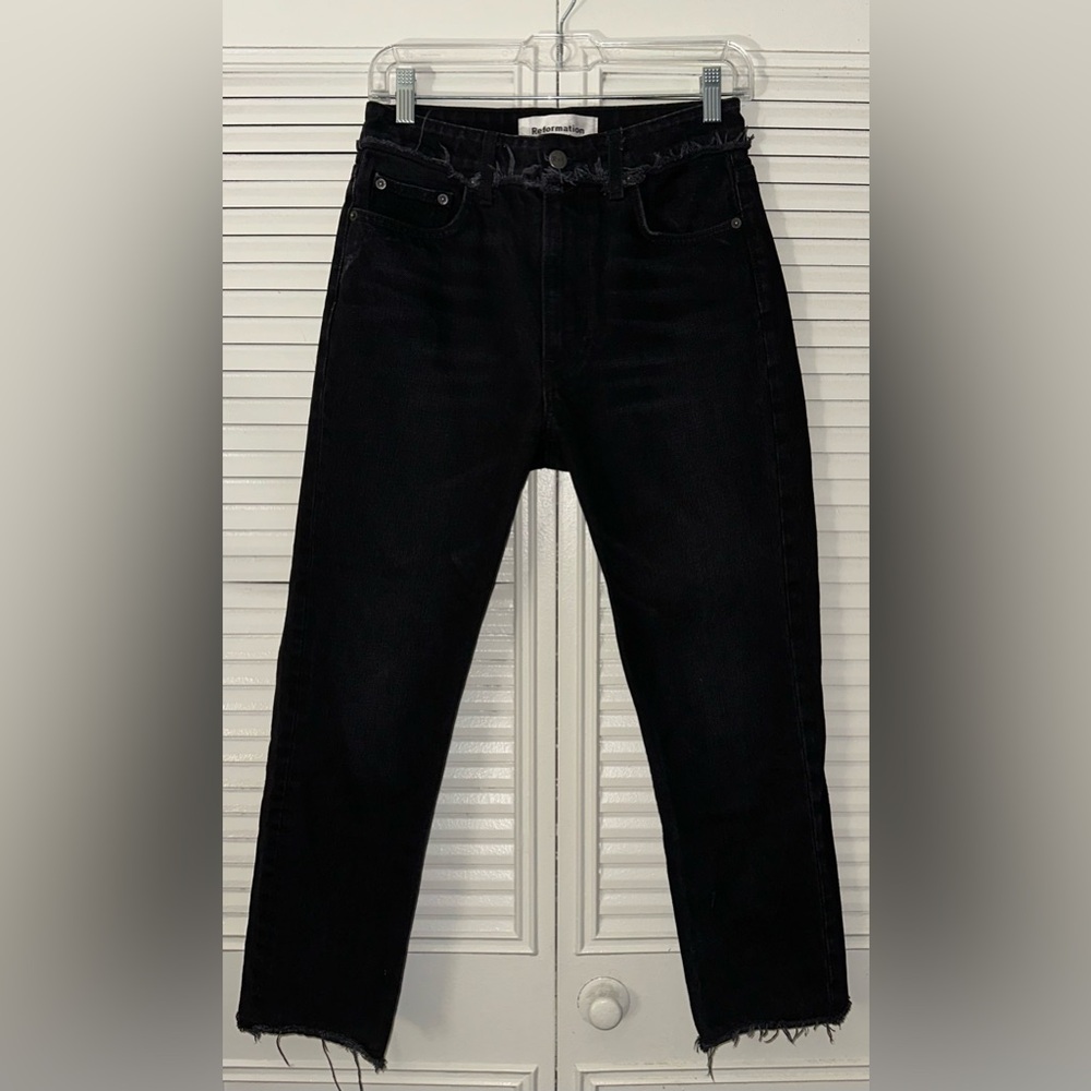 Reformation Women’s Euphrates Raw Hem‎ Cropped Julia Jean Size 26